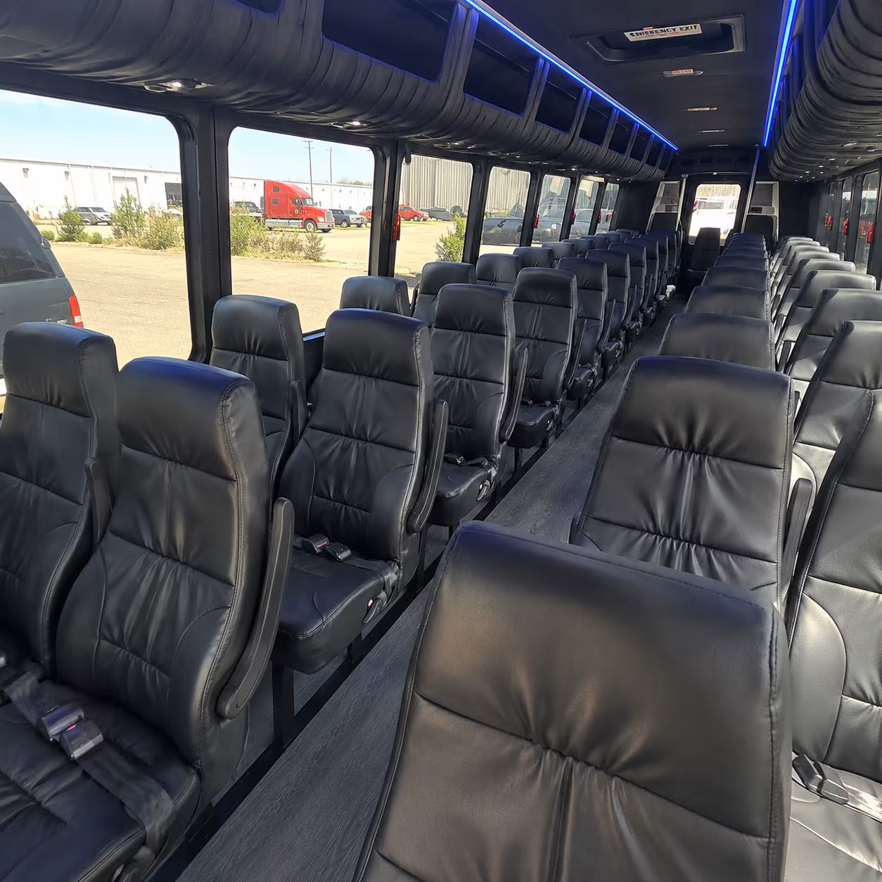 eagle mountain wedding transportation onboard seating