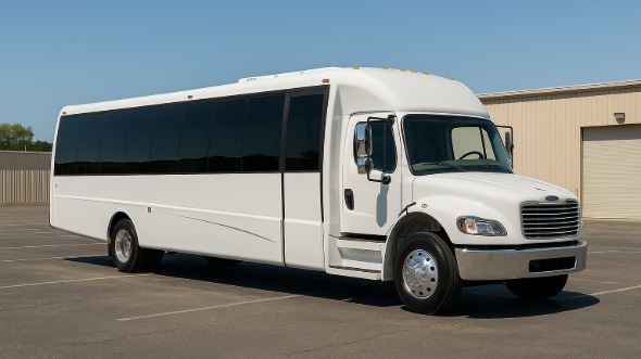 Exterior of Charter Bus Company Lehi's 18 Passenger Minibus in Lehi