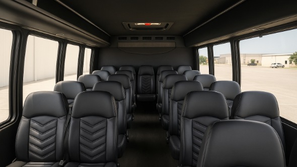 eagle mountain 15 passenger minibus inside