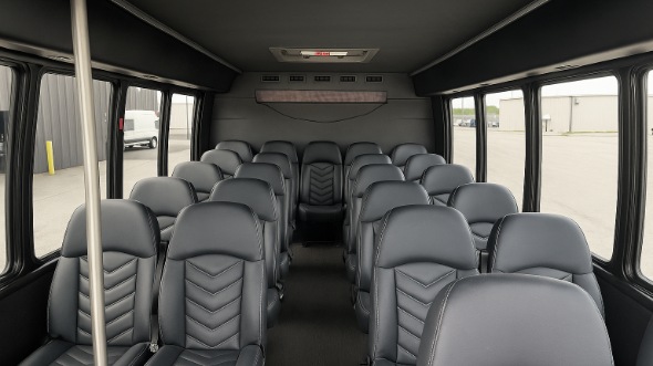 eagle mountain 18 passenger minibus inside