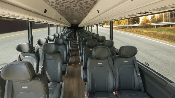 eagle mountain 20 passenger minibus inside
