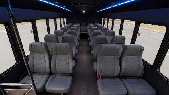 eagle mountain 35 passenger minibus inside