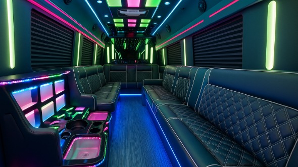 eagle mountain party bus rental inside
